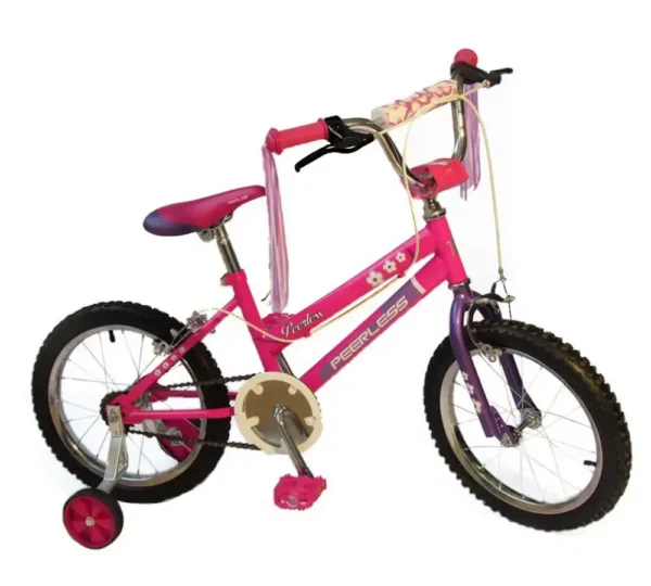 Peerless Girls 16″ Flower Power BMX Bike – Pink – EpicRentals.co.za