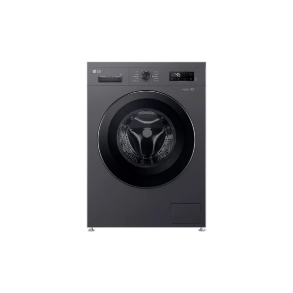 LG 8kg Front Loader Washing Machine in Middle Black Finish