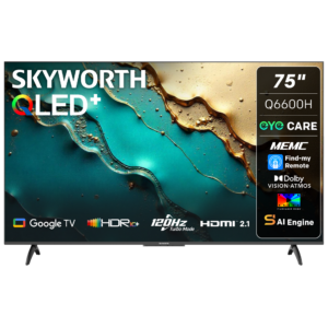 Skyworth 75" G6600H 4K UHD Google Smart TV with Eye Care