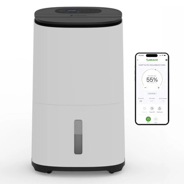 Solenco Two 20L Dual Dehumidifier and HEPA Air Purifier