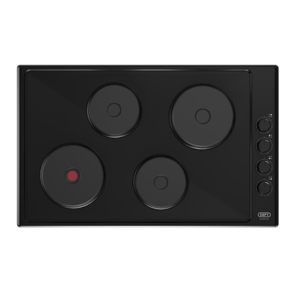 Defy DHD416 900mm Black Gemini Solid Hob