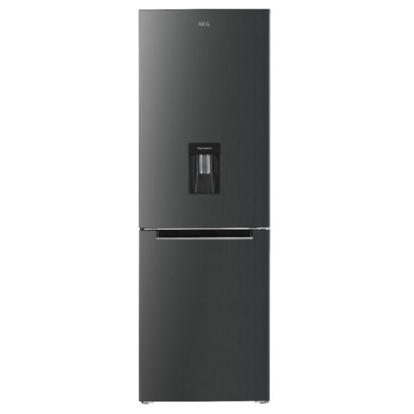 AEG RCB36102NB 318L Black 600mm Combi Fridge Freezer with Water Dispenser