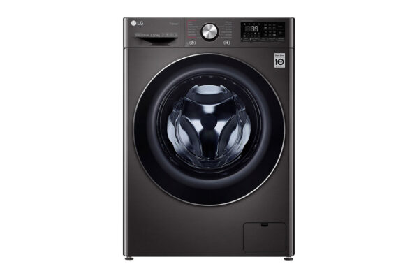 LG F2V9GCP2E 8.5/5kg Washer Dryer Combo, Black Stainless Steel
