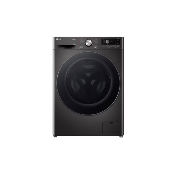 LG F2Y9FCP2ZB 9/5kg Washer Dryer Combo with AI DD and Steam Plus, Black