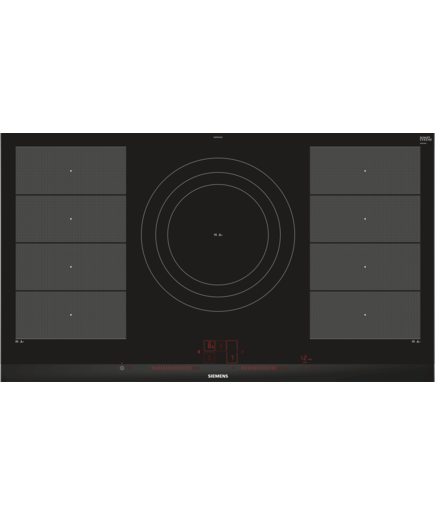 Siemens EX975LVC1E 900mm Black 5-Plate Flex Induction Ceramic Hob