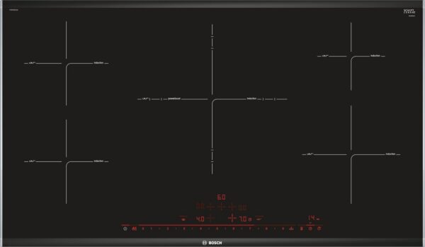 Bosch Serie 8 PIV975DC1E 900mm Black 5-Plate Induction Hob
