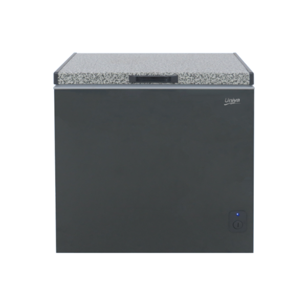 Univa UC216M Chest Freezer Metallic