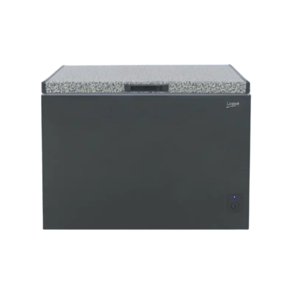 Univa UC316M Chest Freezer Metallic