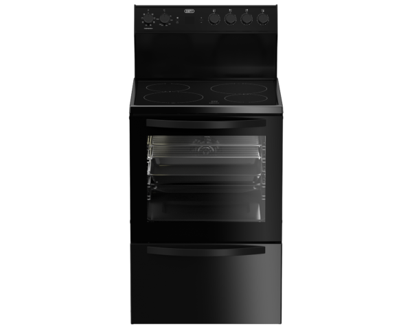 Defy DSS617 600mm Black Vitroceramic Electric Stove
