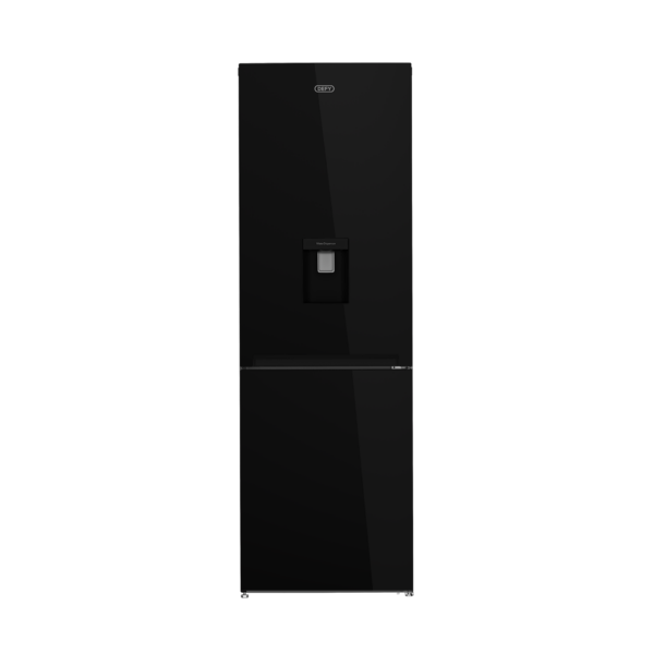 Defy DAC652 348L Black Glass Fridge Freezer