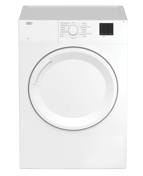Defy 8kg White Air Vented Tumble Dryer
