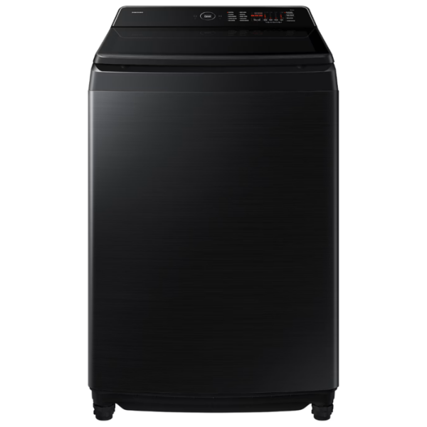 Samsung 21kg AI top loader washing machine, black caviar