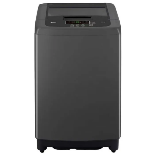 LG 13kg Smart Inverter top loader in black steel finish