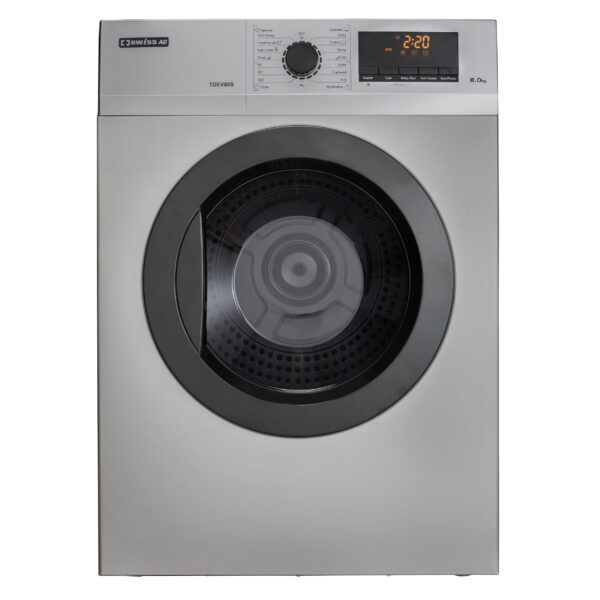 Swiss Appliances 8kg Silver Tumble Dryer