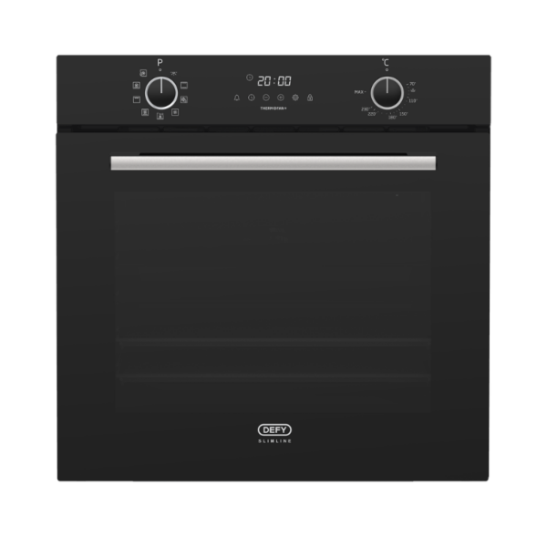 Defy DBO689 60cm Built-In Oven Thermofan Black