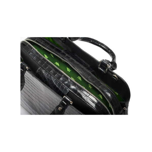 Winklmayr Lexington Black Nile Crocodile Leather Business Bag view 5