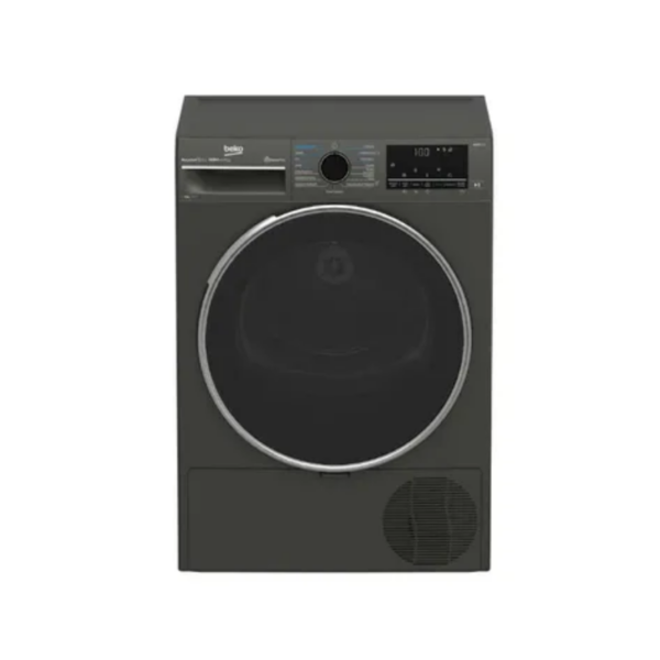 Beko B5T49233WM 9kg Heat Pump Tumble Dryer, Manhattan Grey