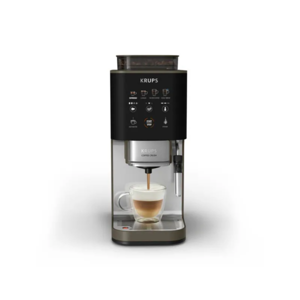 Krups EA910B10 Sensation Fully Automatic Espresso Machine with Steam Wand