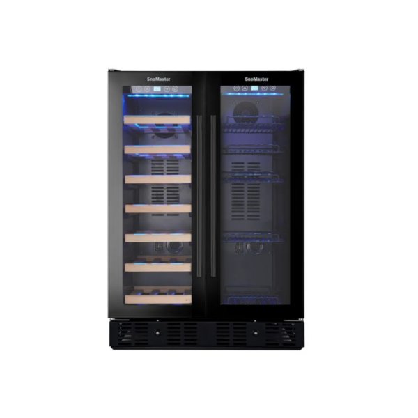 SnoMaster SMBW-150 150L Dual Zone Wine and Beverage Cooler