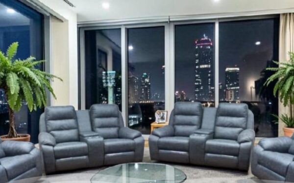Cantoni Chelsea 6 Action Recliner Suite + 2 Consoles