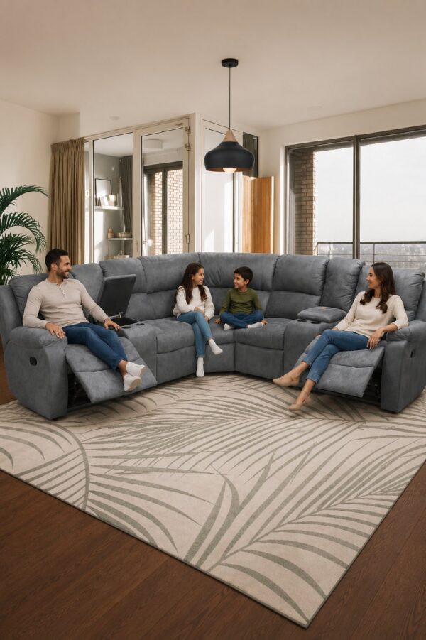 I.C.Furn Brenda corner recliner lounge suite