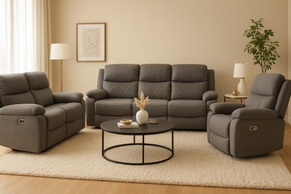 I.C.Furn Milan 3-2-1 recliner lounge suite