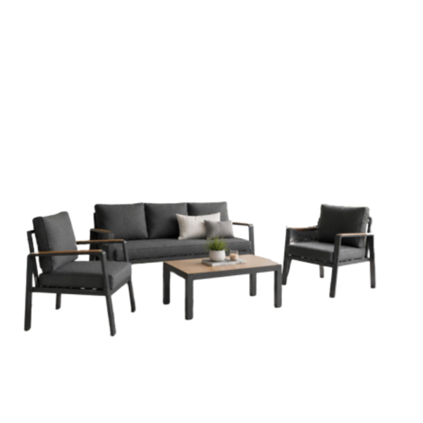 Four Corner Home Fresco 4 Piece Outdoor Lounge Suite